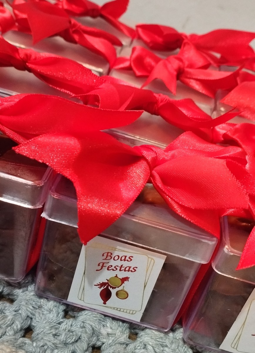 Bites de Brownie Natalino - Cherry Doces